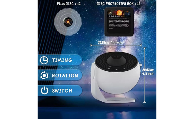 Image of $66 for a Galaxy Projector Night Light & Planetarium Lamp (a $89.99 Value)