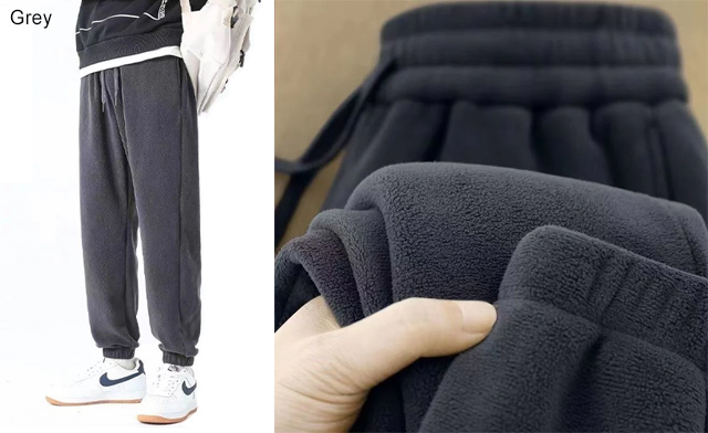 Image of $28.99 for Double-Sided Polar Fleece Cuffed Sweatpants (a $59.99 Value)