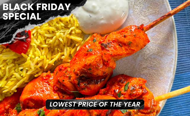 Image of PRICE DROP! $59.99 for 2.5 kg of Tandoori Chicken Kebobs (a $75 Value)