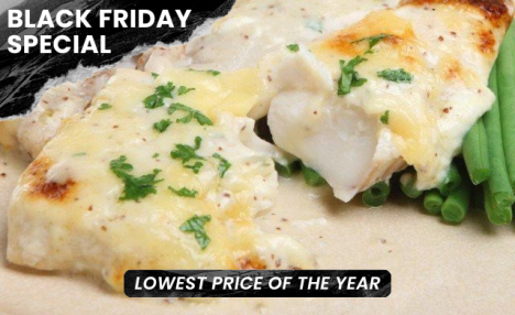 BLOWOUT! 22 for 2.2 kg of Canadian East Coast Boston Blue Fish Fillets (a $55 Value)