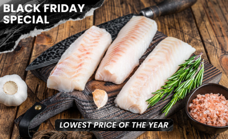 $59.99 for 2.2 kg of Atlantic Cod Loins (a $140 Value)
