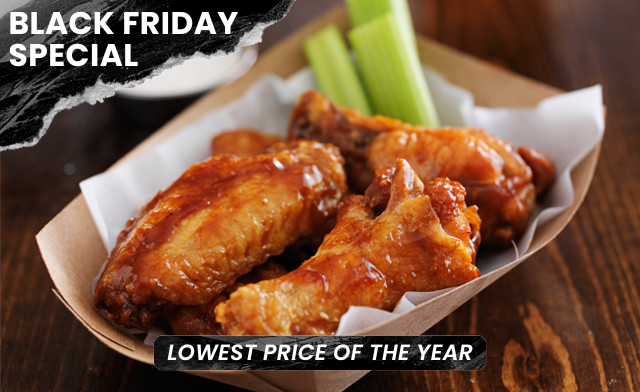 Image of $39.99 for 8 lbs of Honey Garlic Chicken Wings (a $50 Value)