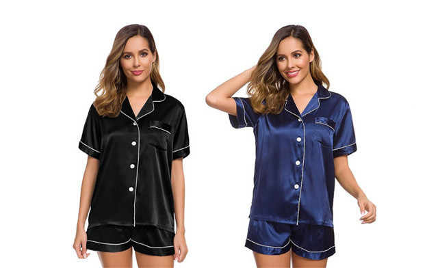 Image of $22 for a Women's Silk Satin Pyjama Set (a $59.99 Value)