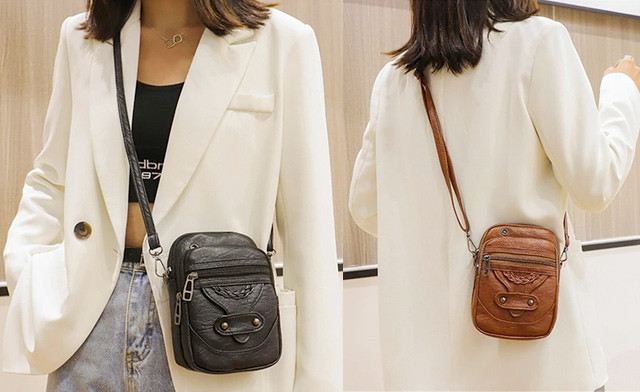 Image of $19 for a PU Leather Shoulder Bag (a $58.50 Value)