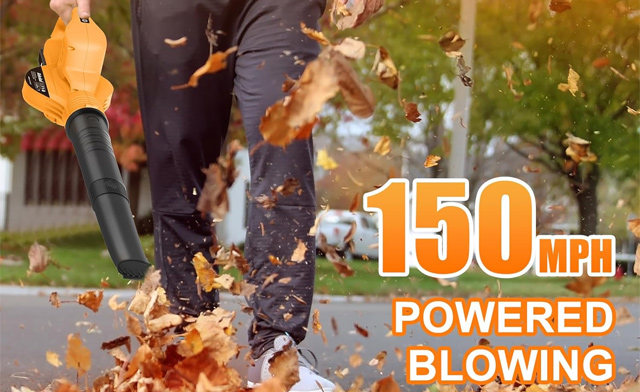 Image of $38 for a 20V Cordless Leaf Blower with 2 Batteries and Charger (an $89.99 Value)
