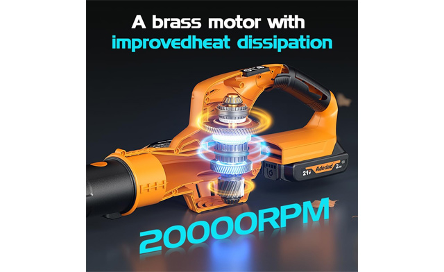 Image of $38 for a 20V Cordless Leaf Blower with 2 Batteries and Charger (an $89.99 Value)