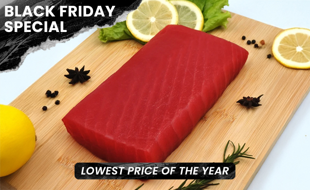 Image of $154.99 for 10 lbs of NusaTuna AAA Prime Tuna Saku Blocks (a $250 Value)