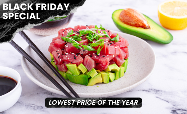 Image of $99 for 10 lbs of NusaTuna AAA Prime Tuna Poke (a $250 Value)