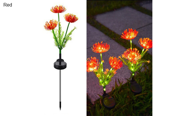 Image of $24.99 for Outdoor LED Solar Powered Flower Lights (a $44.99 Value)