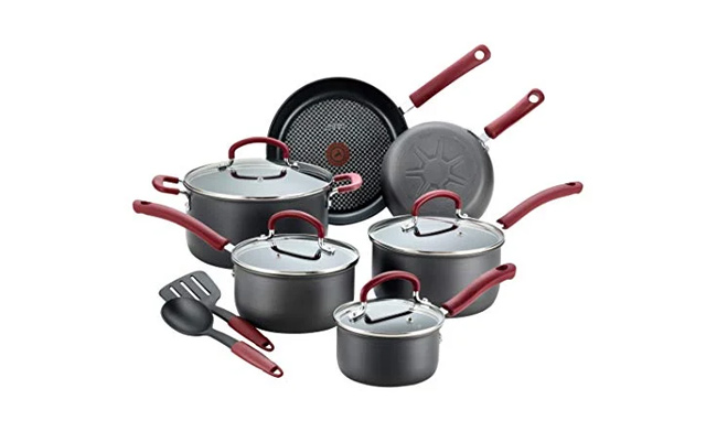 Image of $139 for a T-fal Ultimate Hard Anodized Nonstick Cookware 12-Piece Set (a $364.89 Value)