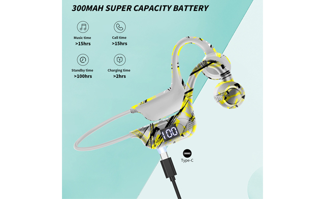 Image of $27.99 for Bluetooth Bone Conduction Headphones (a $54.99 Value)