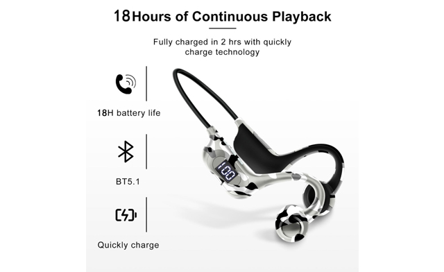 Image of $27.99 for Bluetooth Bone Conduction Headphones (a $54.99 Value)
