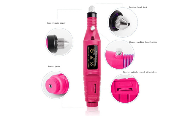 Image of $20.99 for an Electric Nail Drill Manicure & Pedicure Kit (a $32.99 Value)
