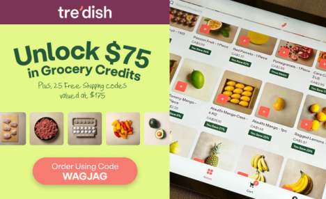 Tre'dish: Unlock $75 in Grocery Credits
