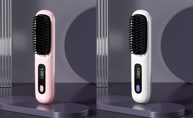 Image of $23.99 for a Portable Fast Heating Straightener Brush (a $39.99 Value)