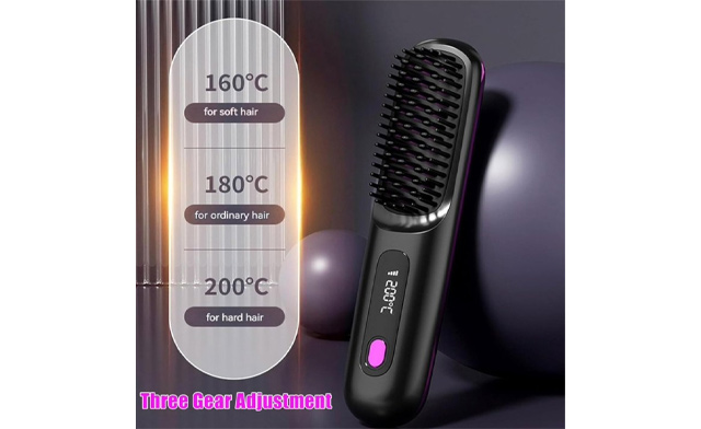 Image of $23.99 for a Portable Fast Heating Straightener Brush (a $39.99 Value)