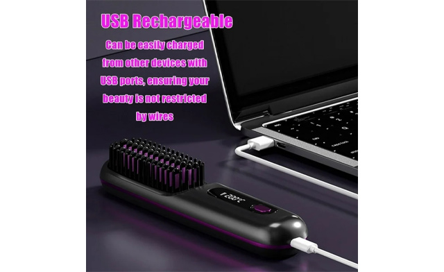 Image of $23.99 for a Portable Fast Heating Straightener Brush (a $39.99 Value)