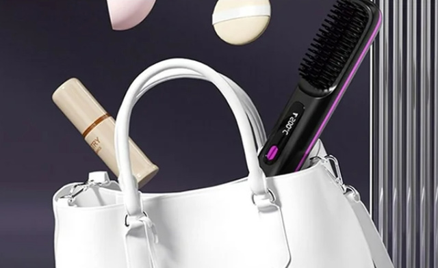 Image of $23.99 for a Portable Fast Heating Straightener Brush (a $39.99 Value)