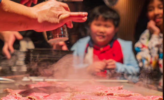 Image of $79 & Up for a Seven-Course Prix-Fixe Teppanyaki Dinner for 2 or 4 people (9 Locations)