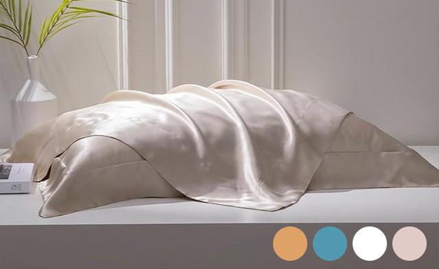 Image of $25.95 for a 2-Pack of Mulberry Silk Pillowcases (a $99 Value)