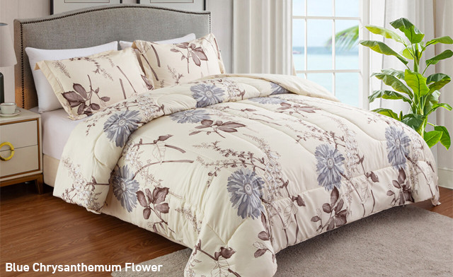 Image of $27.95 & Up for a Printed 3-Piece Comforter Set