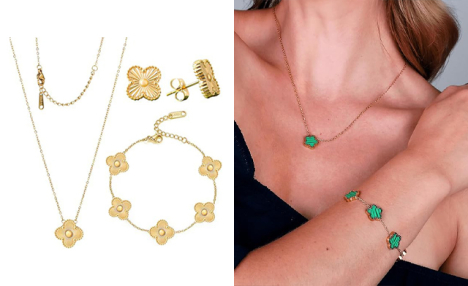 $20 for a 4-Leaf Clover 4-Piece Jewelry Set (a $49.99 Value)