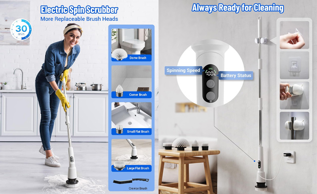 Image of $21.95 for an Electric Spin Scrubber (a $49.50 Value)