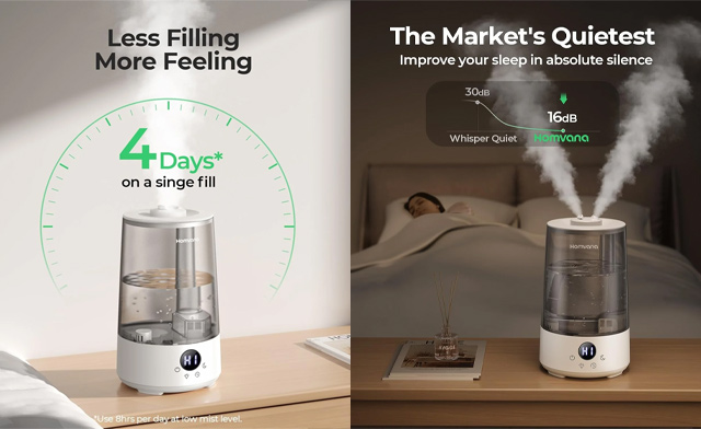 Image of $35.99 for a Homvana Humidifier (a $99.99 Value)