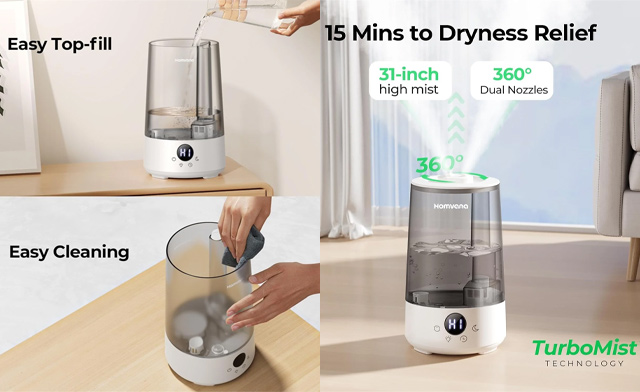 Image of $35.99 for a Homvana Humidifier (a $99.99 Value)