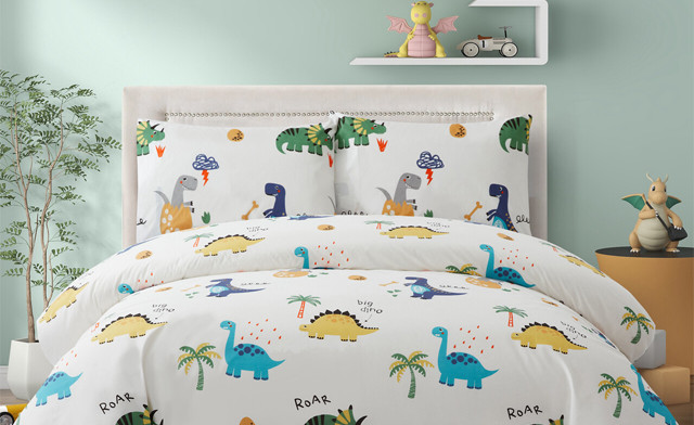 Image of Up to 70% off a Kid's Cotton Printed Duvet Cover and Pillowcase Set