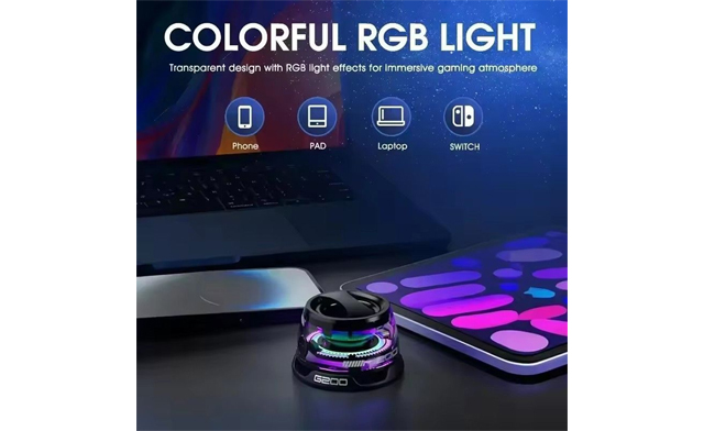 Image of $20 for a Magnetic Bluetooth Speaker with RGB Lights & Phone Holder (a $49.99 Value)
