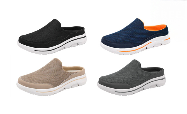 Image of $31.49 for Men's Breathable Slip-On Mules (a $49.99 Value)