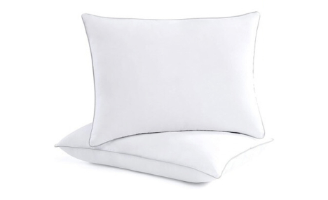$18.95 for a 2-Pack of Piping Pillows - King Size (a $59.99 Value)