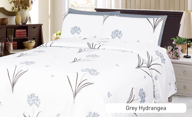 Image of Up to 81% off a Printed Duvet Cover Set