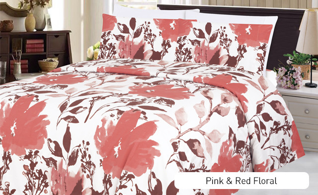 Image of Up to 81% off a Printed Duvet Cover Set