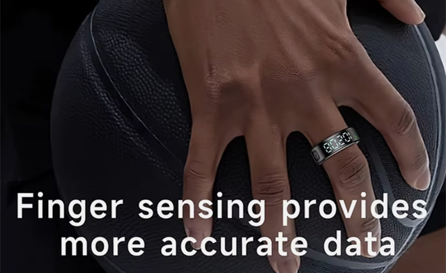 Image of $59 for a Waterproof Health Tracking Smart Ring with LED (a $139.99 Value)