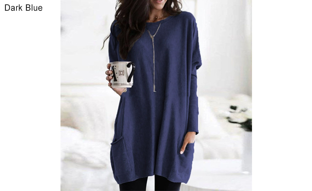 Image of $24 for a Women’s Long Sleeve Pocket T-Shirt (a $49 Value)