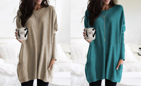 $24 for a Women’s Long Sleeve Pocket T-Shirt (a $49 Value)