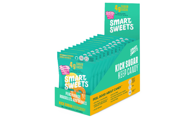 Image of $40 for 12 x 50g SmartSweets Peach Rings Case (a $45 Value)