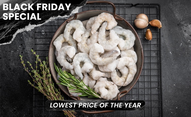 Image of $47 for 4 lbs of Jumbo Peeled Deveined Tail Off Shrimp (a $78 Value)