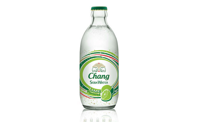 Image of $23 for 24 x 325ml Chang Lime Soda Water Glass Bottle Case (a $31 Value)