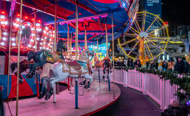 Image of FLASH SALE! $19 for 4 Ride Tickets & Mini Donuts at Winter Glow at Sankofa Square