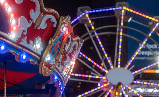 Image of FLASH SALE! $19 for 4 Ride Tickets & Mini Donuts at Winter Glow at Sankofa Square