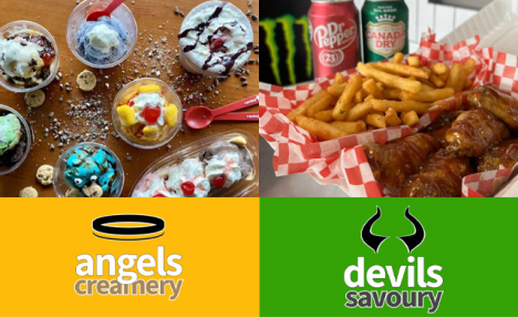 $10 for Three $10 Off Vouchers at Angels Creamery & Devils Savoury (2 Locations)