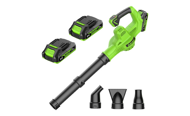 Image of $40 for a 21V Cordless Leaf Blower with 4-in-1 Nozzle Design (a $99.99 Value)
