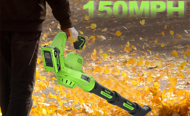 Image of $40 for a 21V Cordless Leaf Blower with 4-in-1 Nozzle Design (a $99.99 Value)
