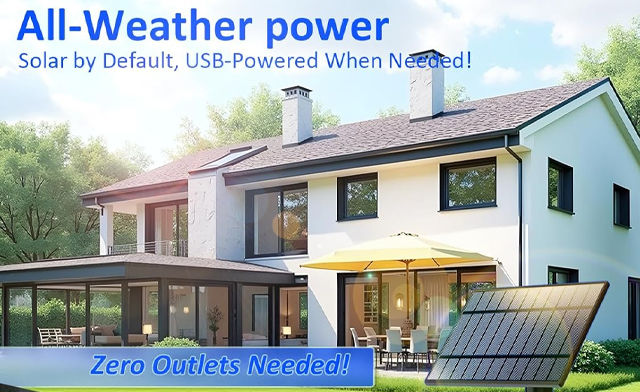 Image of $19 for 50FT Outdoor Solar String Lights (a $49.99 Value)