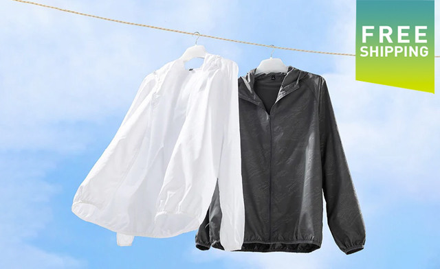 Image of $24.95 for an Adventure-Pro Waterproof Sun-Protective Unisex Rain Jacket (a $55 Value)