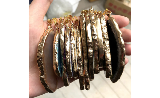 Image of $22.95 for a 4-Pack of Natural Crystal Pendants (an $80 Value)