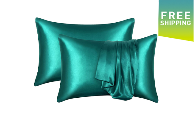 Image of $22.99 for 2 Satin Pillowcases (a $79.99 Value)